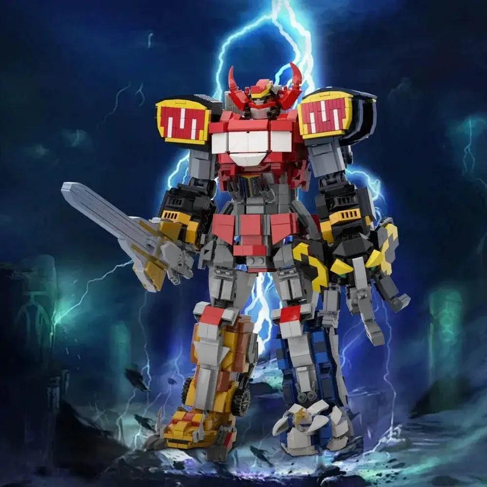  MOC MOC Zord Dino Mecha Model Building Blocks Megazord Gift Building Bricks MOC -  ToylandEU™