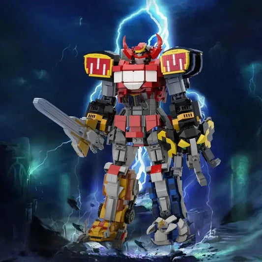  MOC MOC Zord Dino Mecha Model Building Blocks Megazord Gift Building Bricks MOC -  ToylandEU™
