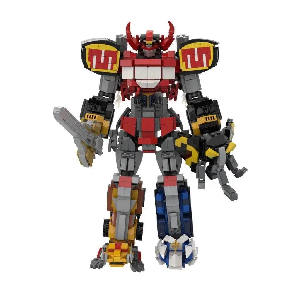  MOC MOC Zord Dino Mecha Model Building Blocks Megazord Gift Building Bricks MOC -  ToylandEU™