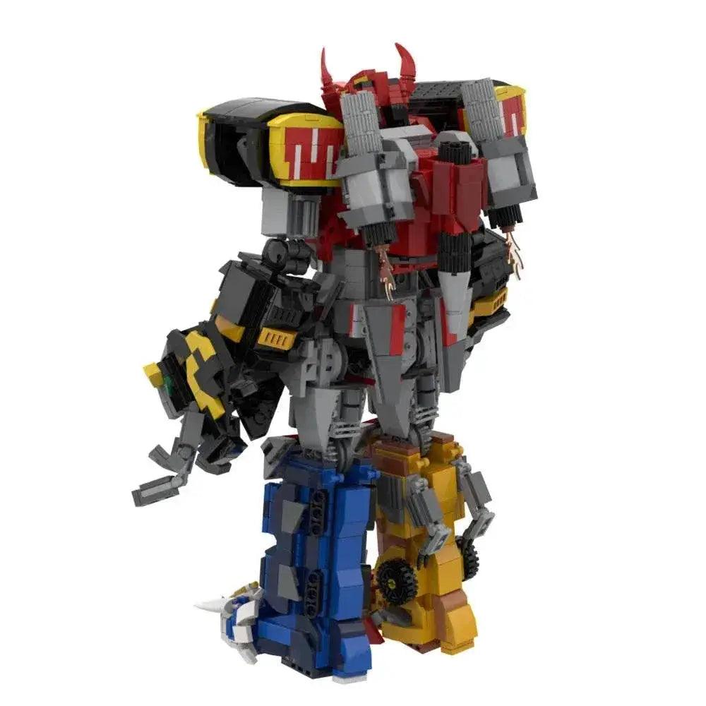  MOC MOC Zord Dino Mecha Model Building Blocks Megazord Gift Building Bricks MOC -  ToylandEU™