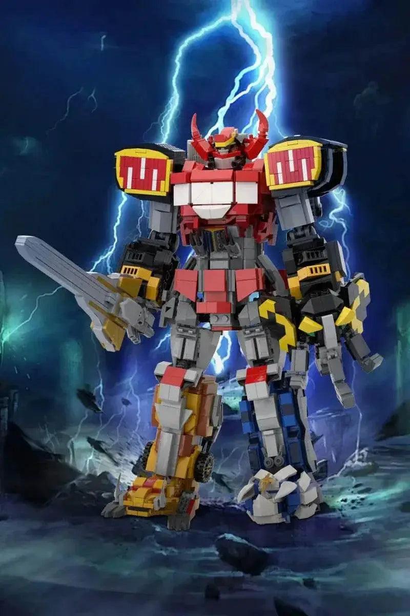  MOC MOC Zord Dino Mecha Model Building Blocks Megazord Gift Building Bricks MOC -  ToylandEU™