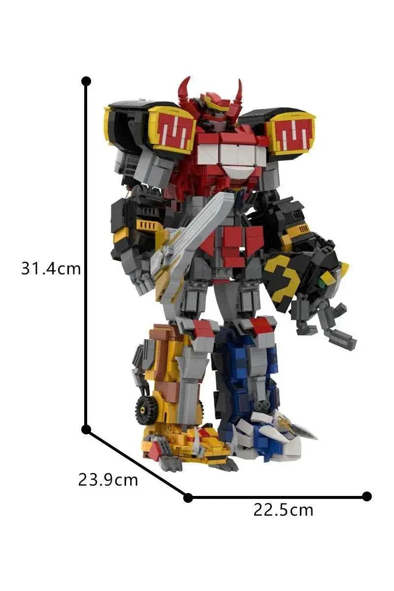  MOC MOC Zord Dino Mecha Model Building Blocks Megazord Gift Building Bricks MOC -  ToylandEU™