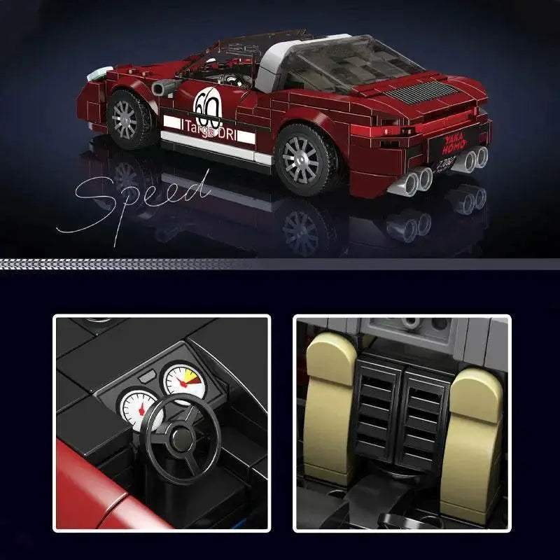 MOULD KING MOC Roadster Model Smart Car DIY Building Blocks - ToylandEU
