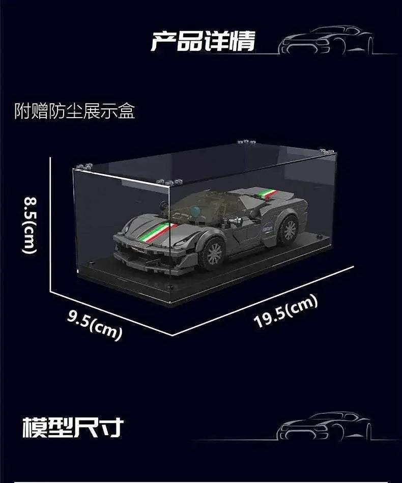 MOULD KING MOC Roadster Model Smart Car DIY Building Blocks - ToylandEU