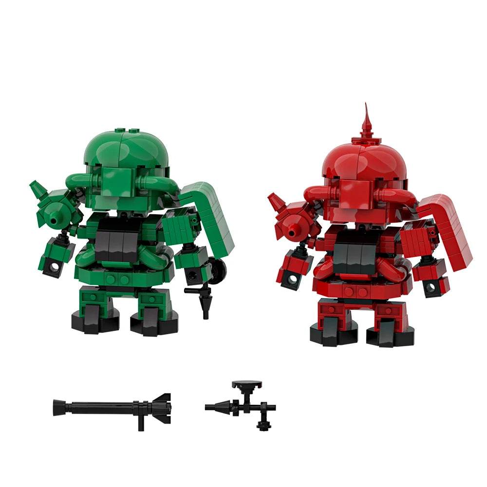 MOC MS-06 Motorized Warrior Model Building Blocks Zaku Warrior Mech Robot Gift Building Bricks MOC - ToylandEU