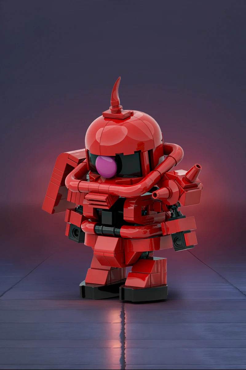 MOC MS-06 Motorized Warrior Model Building Blocks Zaku Warrior Mech Robot Gift Building Bricks MOC - ToylandEU