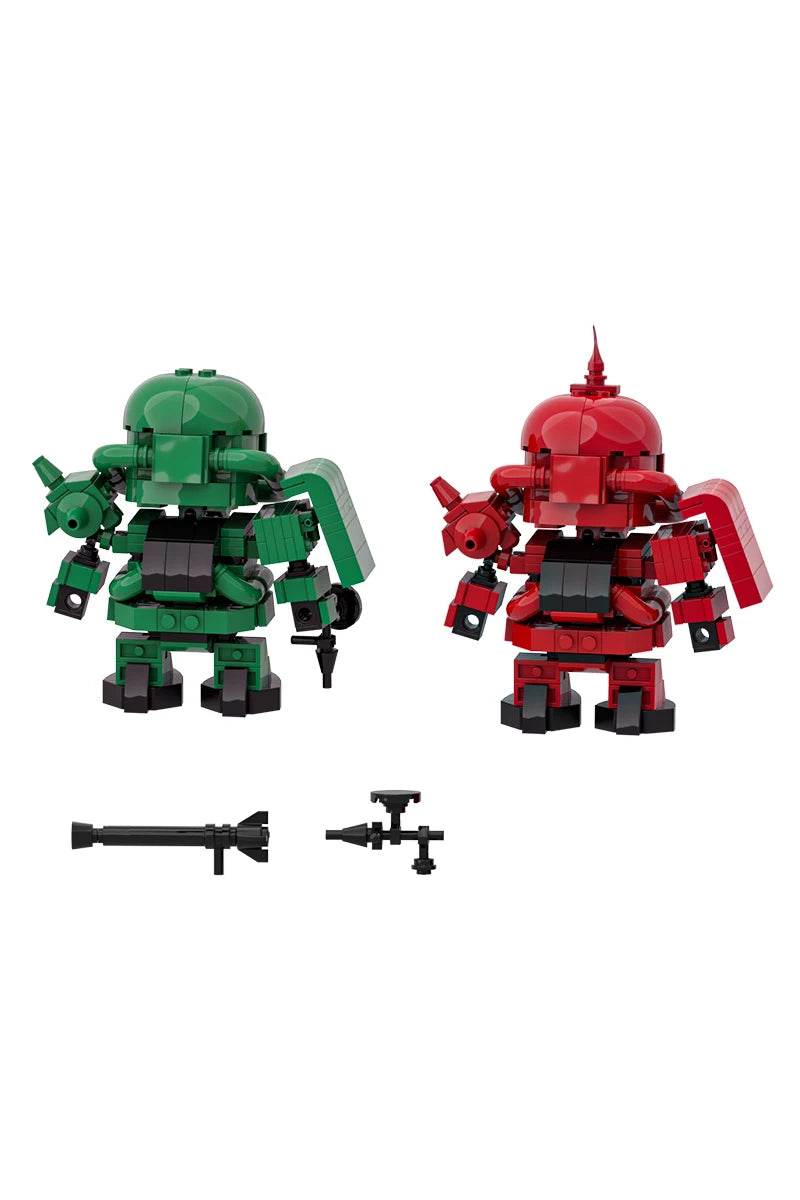 MOC MS-06 Motorized Warrior Model Building Blocks Zaku Warrior Mech Robot Gift Building Bricks MOC - ToylandEU