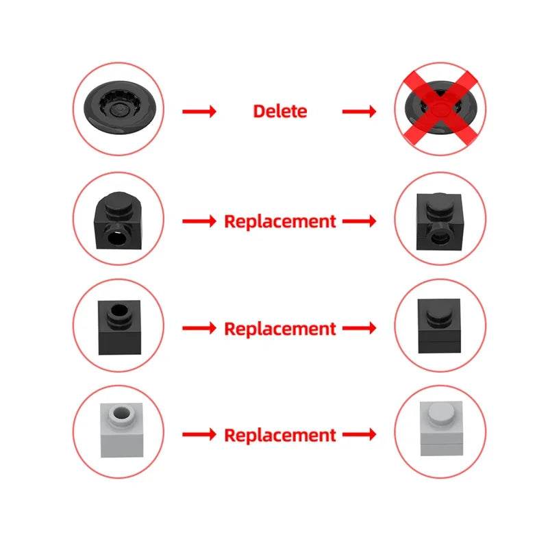 MOC Mad Max Ford Falcon Pursuit Special Building Block Set Building Bricks MOC - ToylandEU