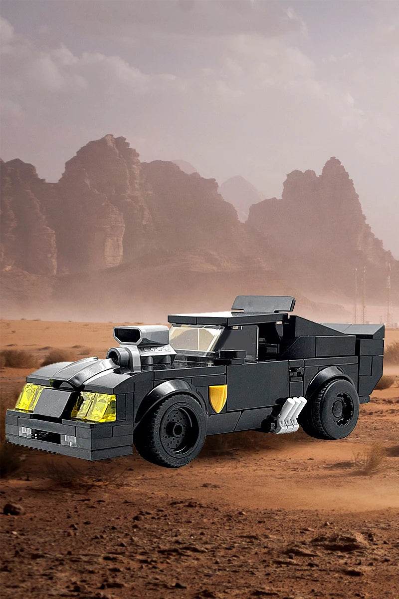 MOC Mad Max Ford Falcon Pursuit Special Building Block Set Building Bricks MOC - ToylandEU