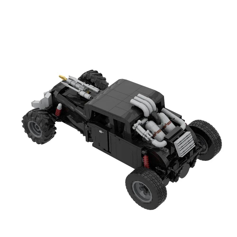 MOC Mad Max Fury Road Black Building Blocks Combat Truck Building Bricks MOC - ToylandEU