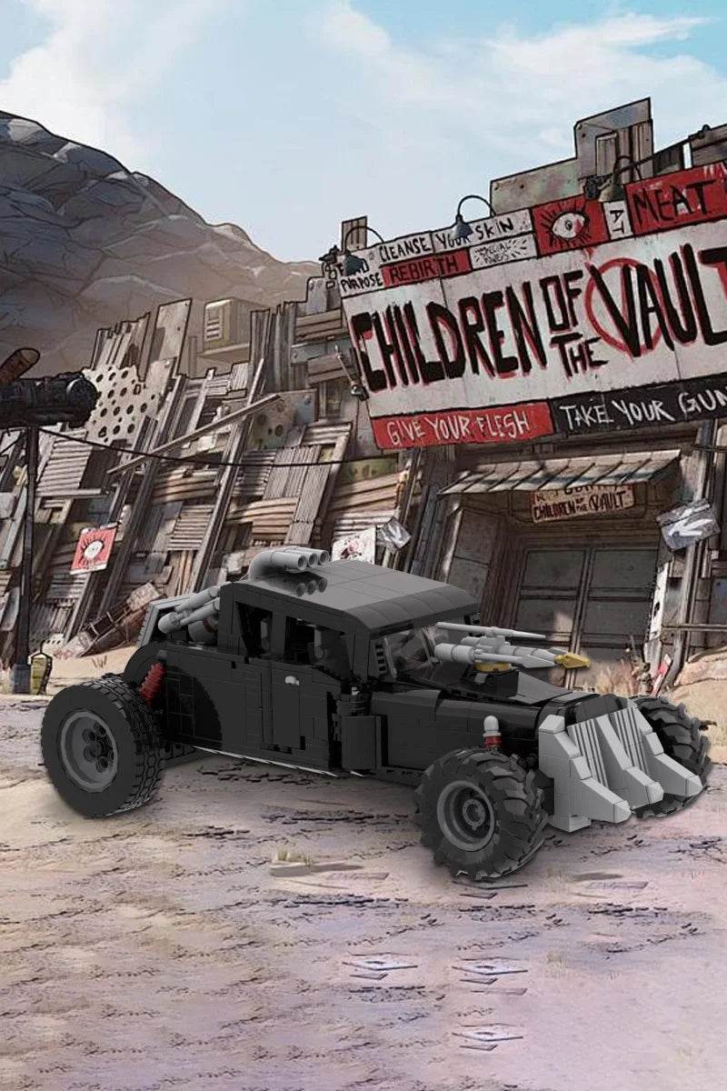 MOC Mad Max Fury Road Black Building Blocks Combat Truck Building Bricks MOC - ToylandEU