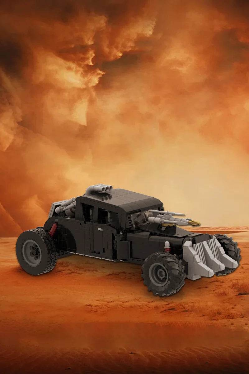MOC Mad Max Fury Road Black Building Blocks Combat Truck Building Bricks MOC - ToylandEU