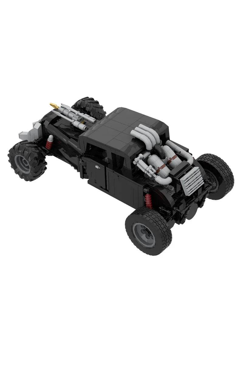 MOC Mad Max Fury Road Black Building Blocks Combat Truck Building Bricks MOC - ToylandEU