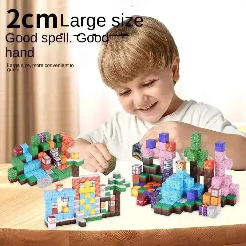 MOC Magnetic Building Blocks STEM Toy for Kids Montessori Learning - ToylandEU
