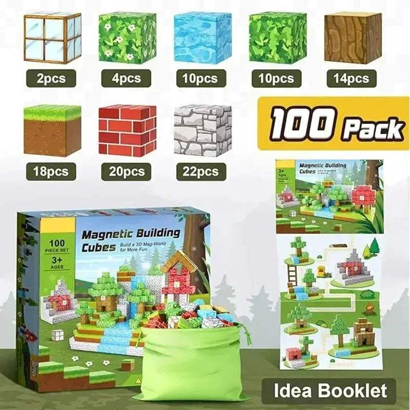 MOC Magnetic Building Blocks STEM Toy for Kids Montessori Learning - ToylandEU