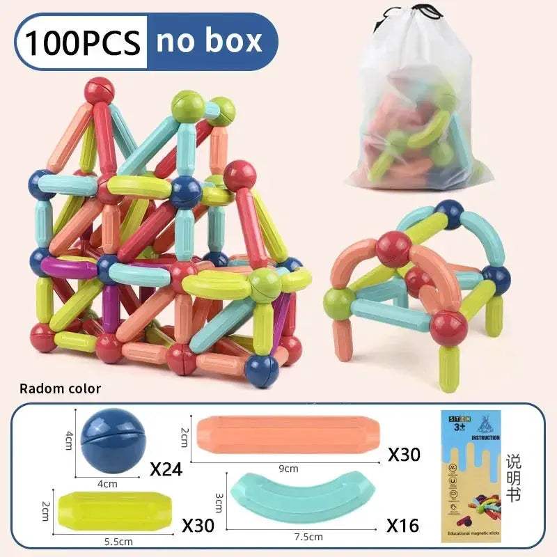 MOC Magnetic Building Blocks Set For STEM Learning Fun - ToylandEU