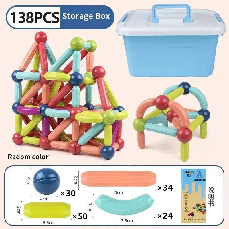 MOC Magnetic Building Blocks Set For STEM Learning Fun - ToylandEU