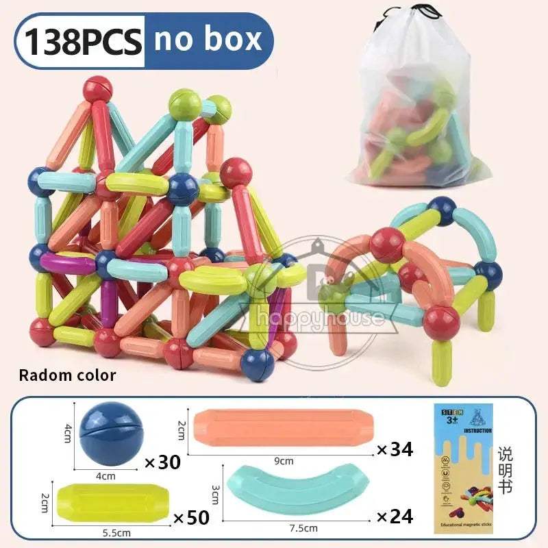 MOC Magnetic Building Blocks Set For STEM Learning Fun - ToylandEU