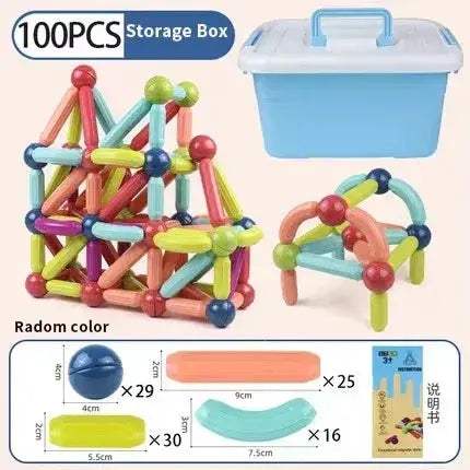 MOC Magnetic Building Blocks Set For STEM Learning Fun - ToylandEU