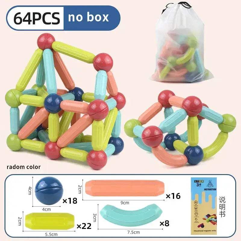MOC Magnetic Building Blocks Set For STEM Learning Fun - ToylandEU