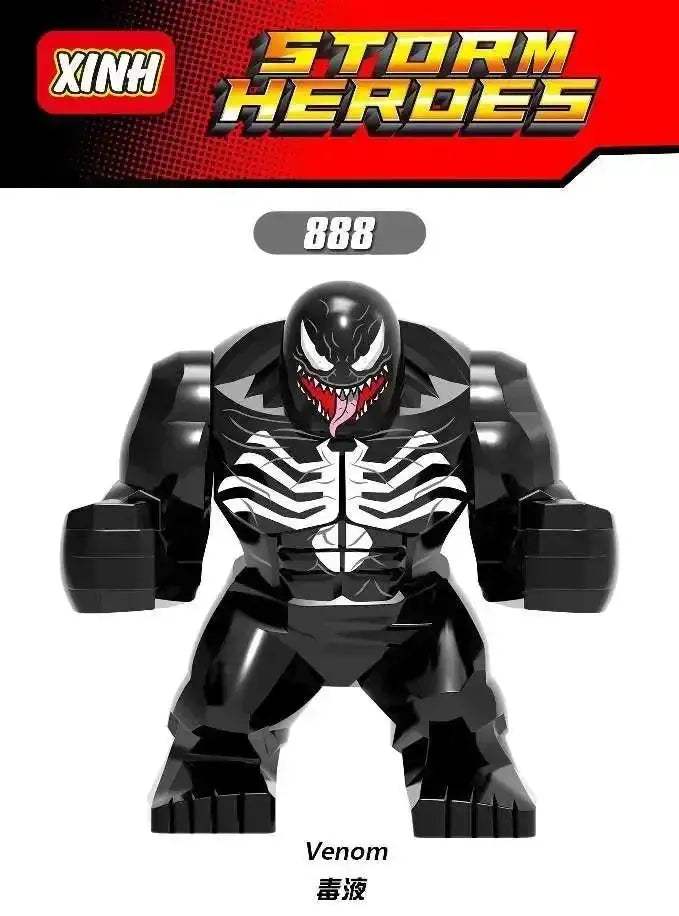Marvel Lego Compatible Hulk And Venom Building Blocks Set - ToylandEU
