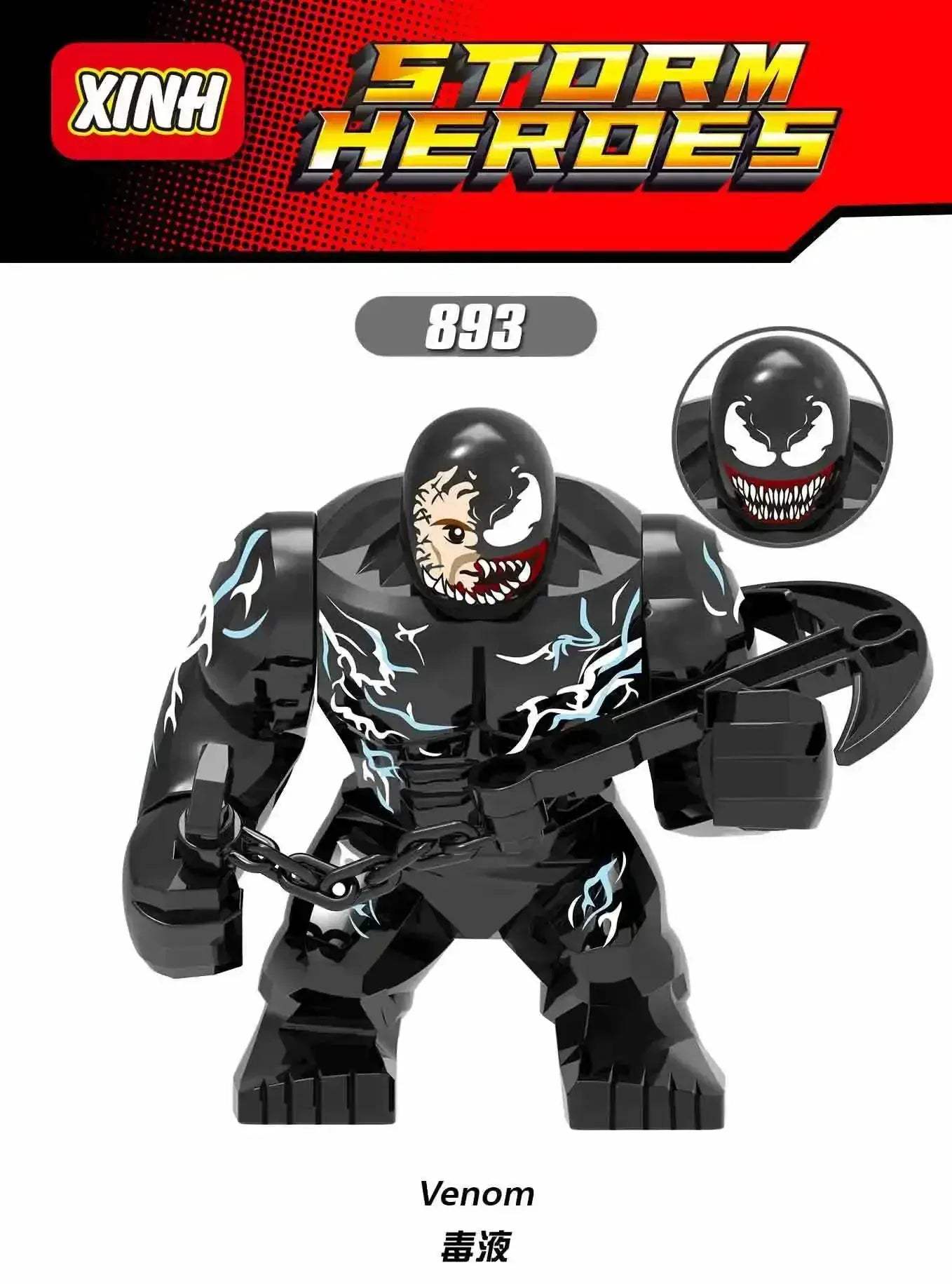 Marvel Lego Compatible Hulk And Venom Building Blocks Set - ToylandEU