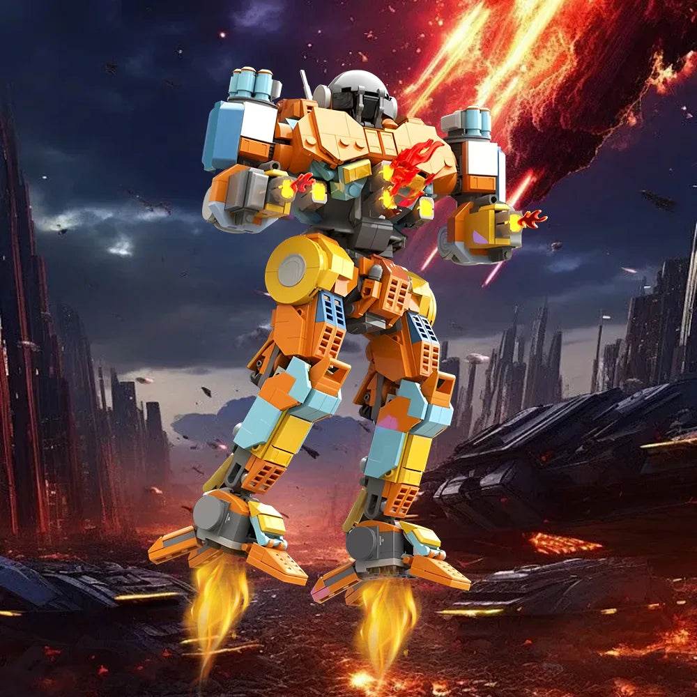 MOC MechWarrior Model Building Blocks Firestarter FS9 Robot Gift Building Bricks MOC - ToylandEU