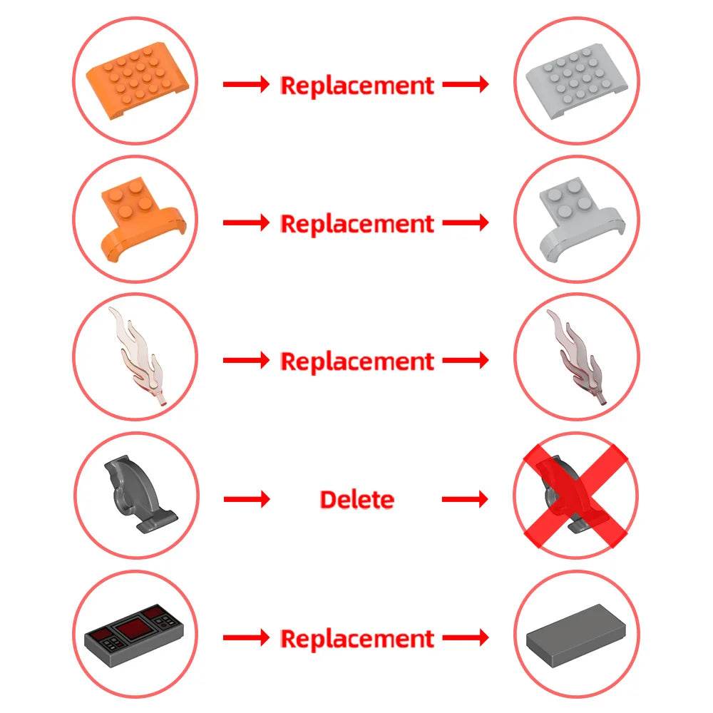 MOC MechWarrior Model Building Blocks Firestarter FS9 Robot Gift Building Bricks MOC - ToylandEU