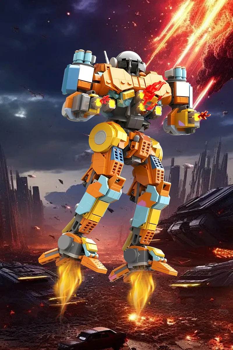 MOC MechWarrior Model Building Blocks Firestarter FS9 Robot Gift Building Bricks MOC - ToylandEU
