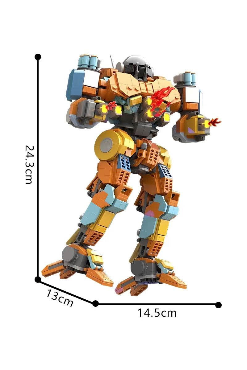 MOC MechWarrior Model Building Blocks Firestarter FS9 Robot Gift Building Bricks MOC - ToylandEU