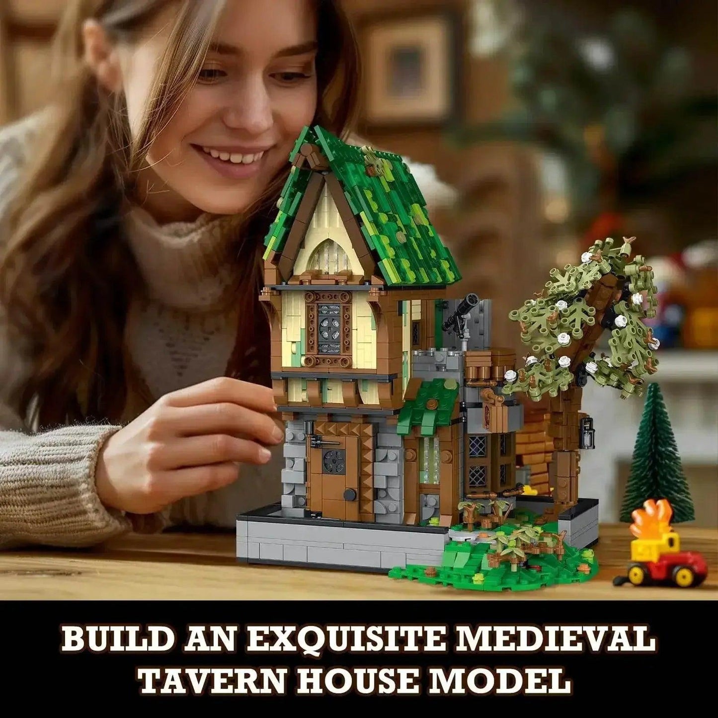  MOC Medieval Blacksmith Shop Magic House Tavern Building Blocks Set -  ToylandEU™