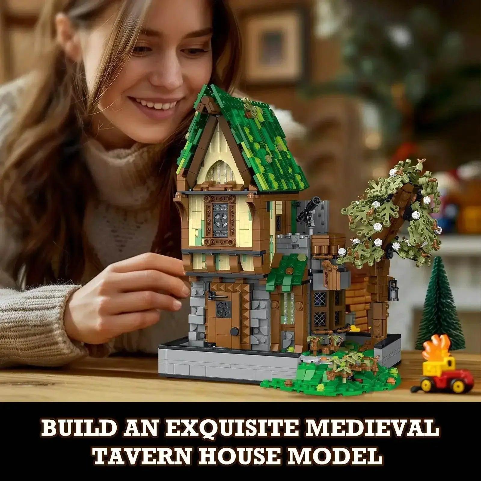  MOC Medieval Blacksmith Shop Magic House Tavern Building Blocks Set -  ToylandEU™