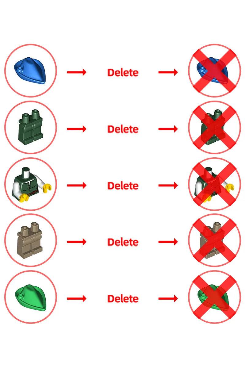 MOC Medieval Forestmen River Fortress Model Building Blocks Gift - ToylandEU