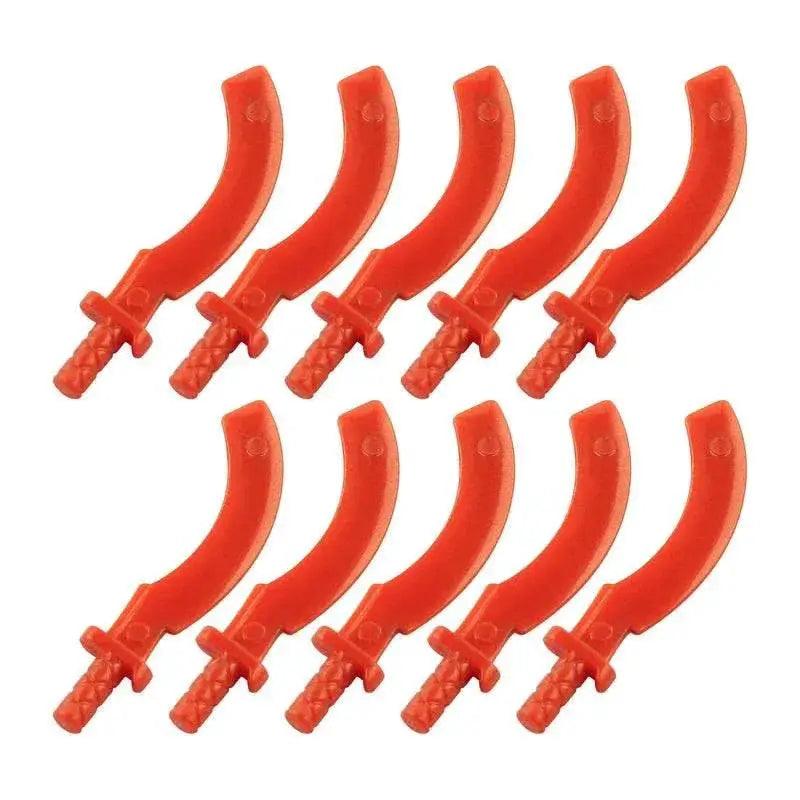  MOC Medieval Military Weapons Building Blocks Sword Warrior Figures -  ToylandEU™