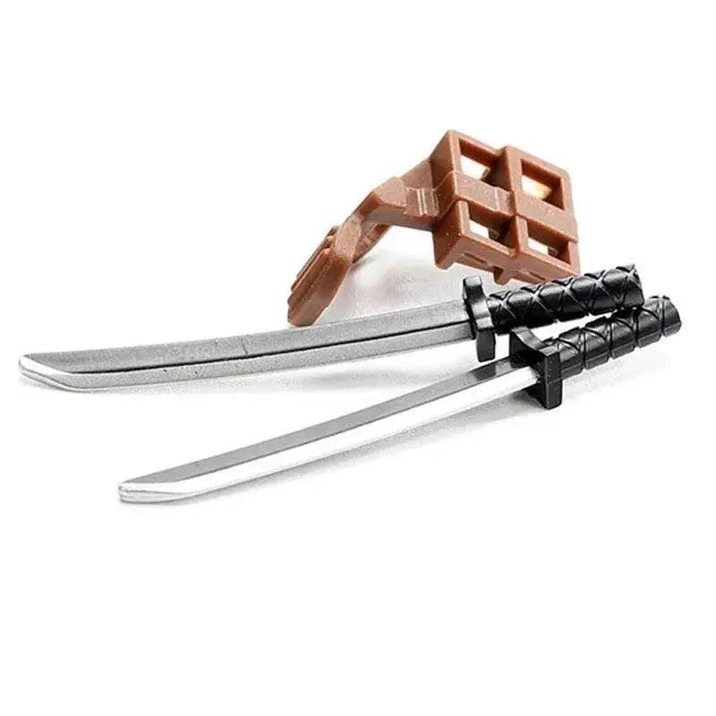  MOC Medieval Military Weapons Building Blocks Sword Warrior Figures -  ToylandEU™