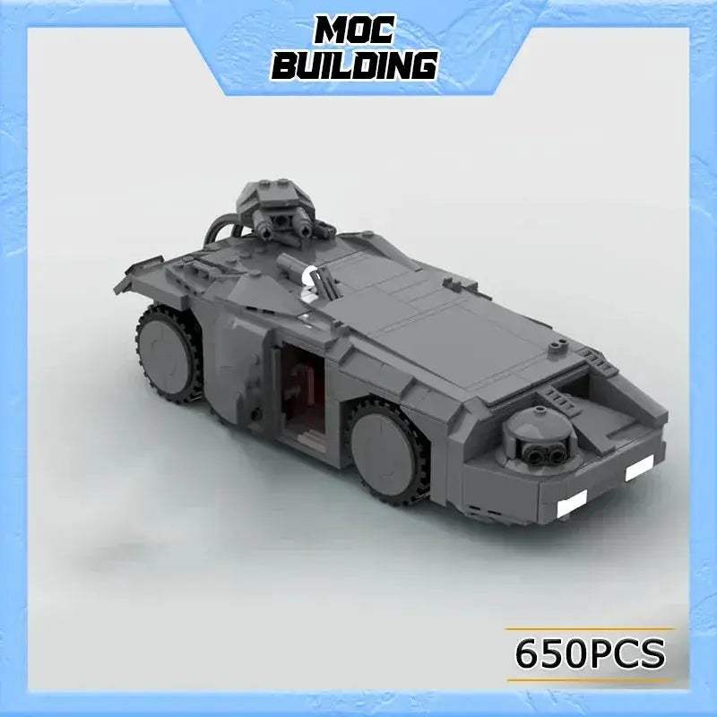 MOC Military APC Armored Vehicle Building Blocks Set for Realistic Collectors - ToylandEU