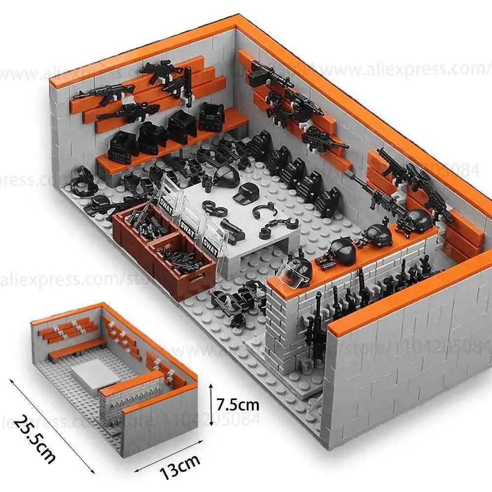  MOC Military Arsenal Special Force WW2 Infantry Building Block Toys Building Bricks MOC -  ToylandEU™