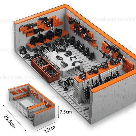  MOC Military Arsenal Special Force WW2 Infantry Building Block Toys Building Bricks MOC -  ToylandEU™