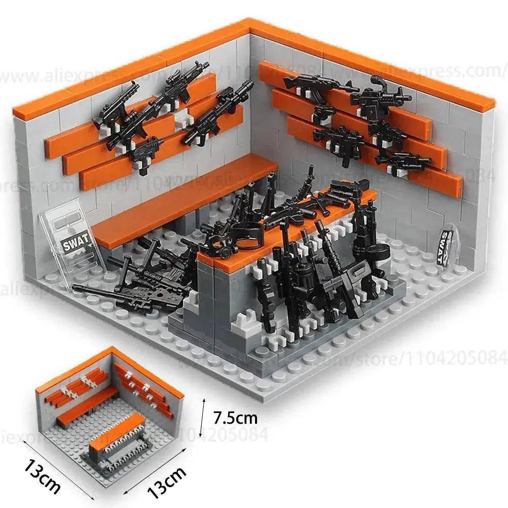  MOC Military Arsenal Special Force WW2 Infantry Building Block Toys Building Bricks MOC -  ToylandEU™