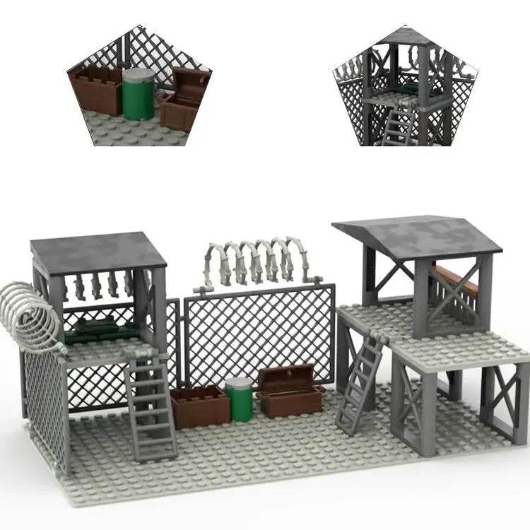 MOC Military Base Watchtower Assembly Building Block Toys Gift Building Bricks MOC - ToylandEU