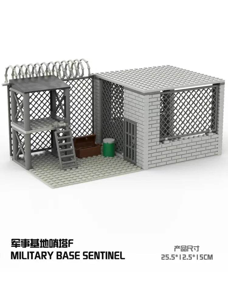 MOC Military Base Watchtower Assembly Building Block Toys Gift Building Bricks MOC - ToylandEU