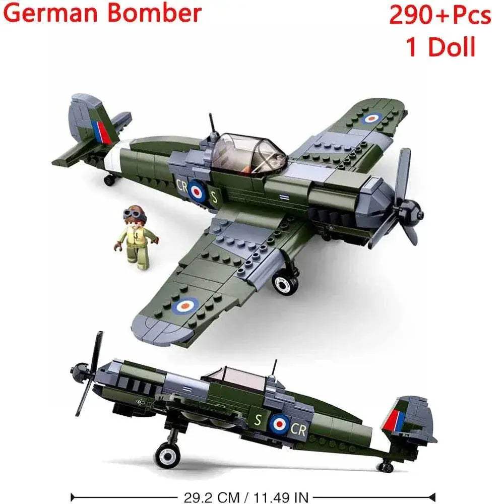 Military F/A-18E Super BumbleBee Fighter Plane Building Blocks - ToylandEU
