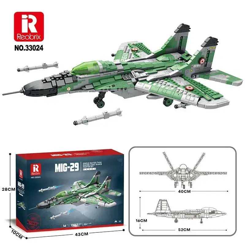 MOC Military Helicopter Building Blocks Educational Toy - ToylandEU