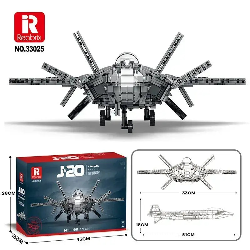 MOC Military Helicopter Building Blocks Educational Toy - ToylandEU