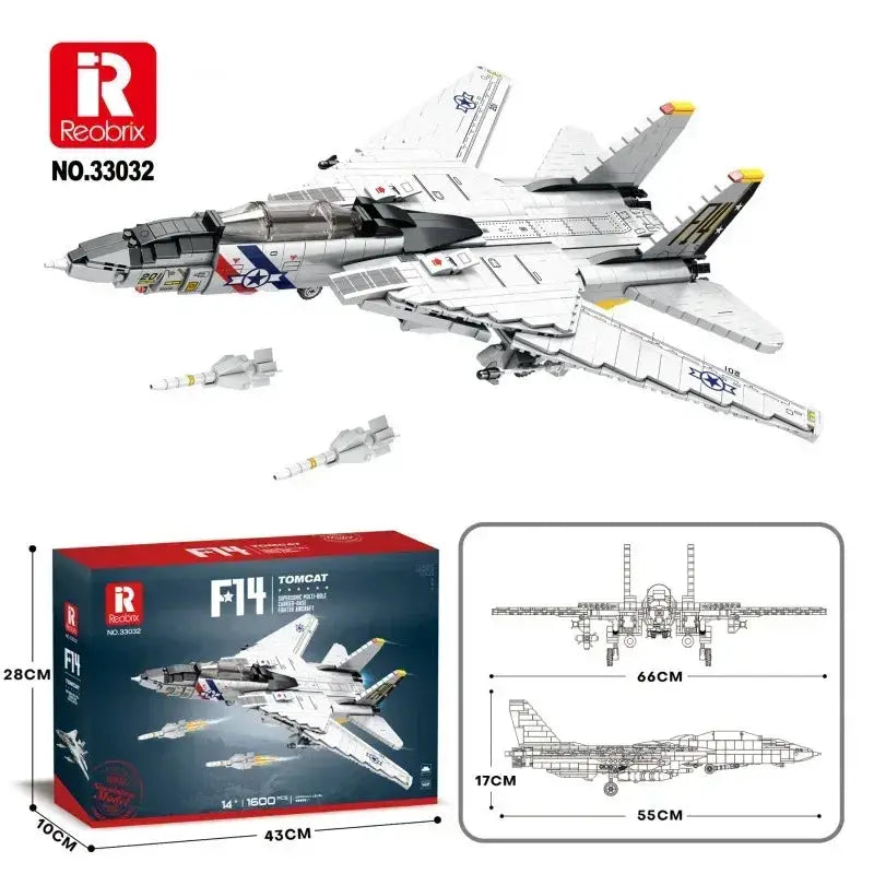 MOC Military Helicopter Building Blocks Educational Toy - ToylandEU