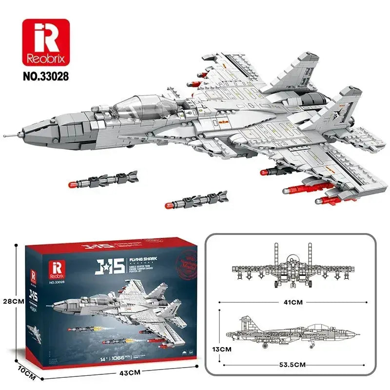 MOC Military Helicopter Building Blocks Educational Toy - ToylandEU