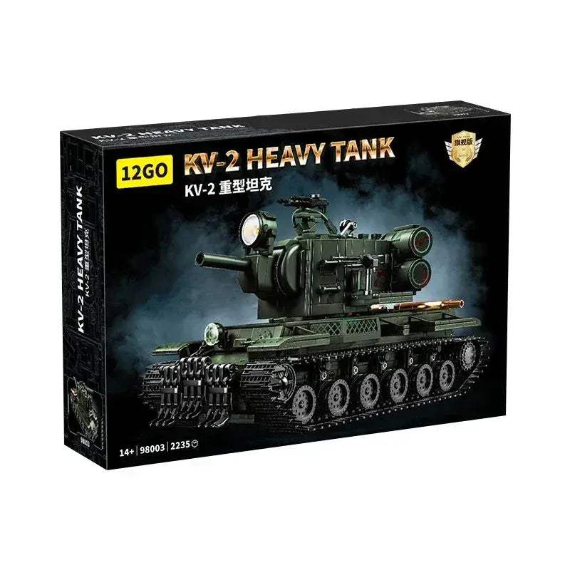 MOC Military KV2 Tank Building Blocks Set for Collectors - ToylandEU