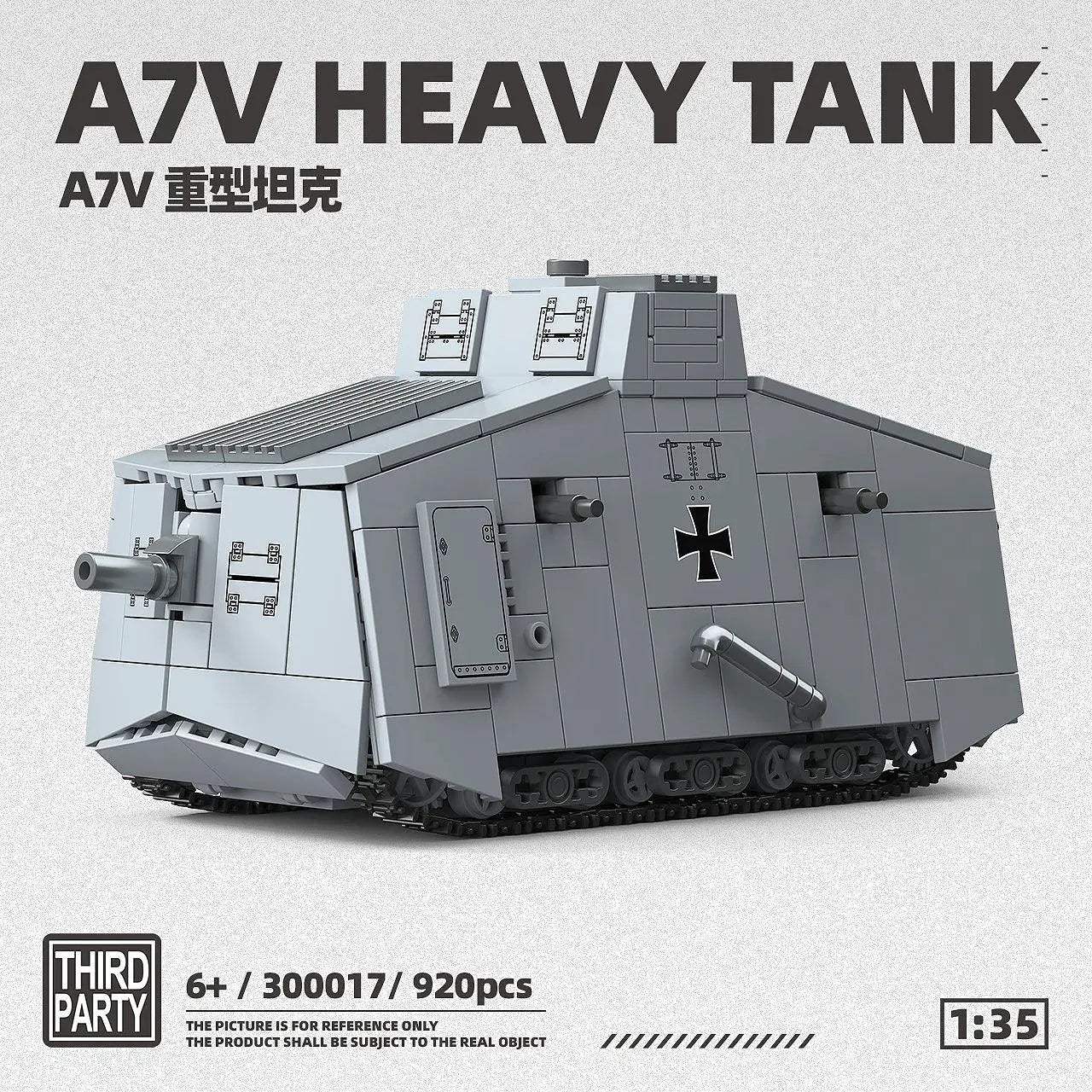 MOC Military Tank Building Blocks Educational Model Kit - ToylandEU