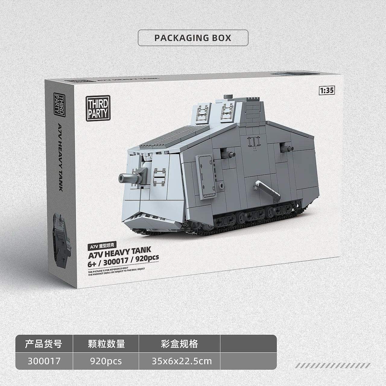 MOC Military Tank Building Blocks Educational Model Kit - ToylandEU