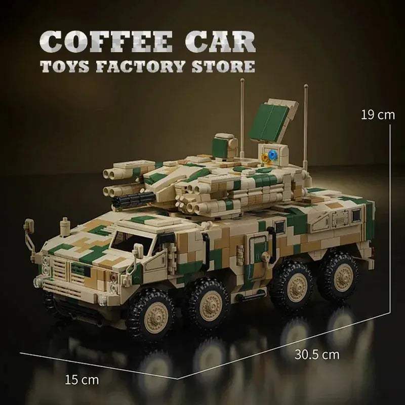 MOC Military Tank Lego Compatible Building Blocks Set 2558 Pieces - ToylandEU